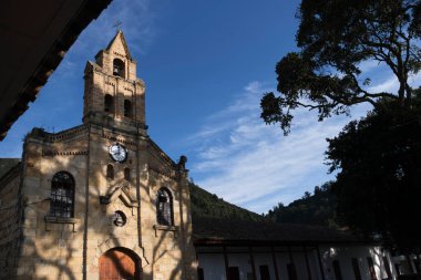 Sopo İlahi Kurtarıcı Kilisesi, ana Katolik tapınağı Sopo, Cundinamarca, Kolombiya