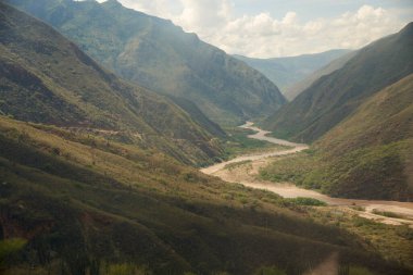 Chicamocha Kanyonu, Kolombiya 'nın dağlık arazisi Santander, Kolombiya.