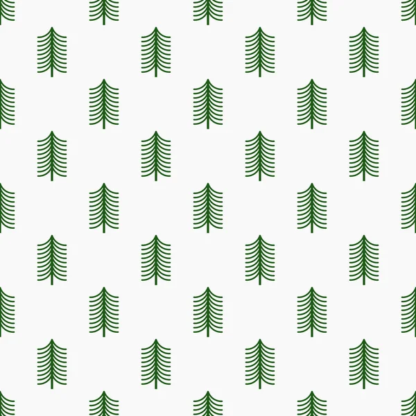 Árboles Navidad Patrón Textura Simple Ilustración Vectorial — Vector de stock