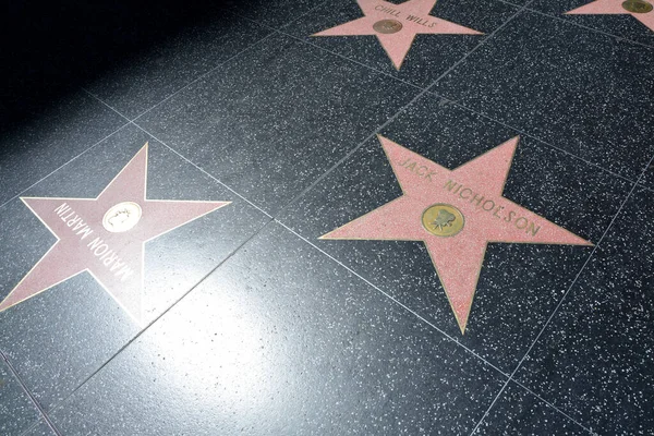 Los Angeles Usa March 2018 Hollywood Walk Fame Stars Los — Stock Photo, Image