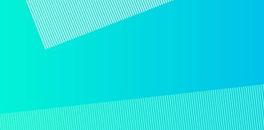 Turkuaz mavisi solgunlaşan renk gradyan soyut afiş arkaplanı. Vektör illüstrasyonu.