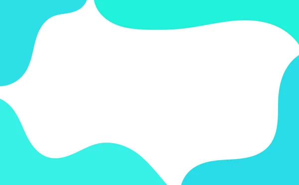 Fond Frontière Vagues Bleues Illustration Vectorielle — Image vectorielle