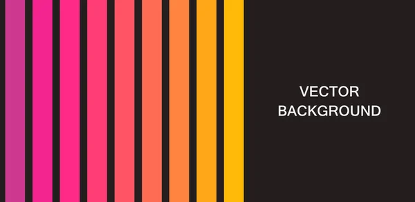 Farbverlauf Streifen Hintergrund Banner Vektorillustration — Stockvektor