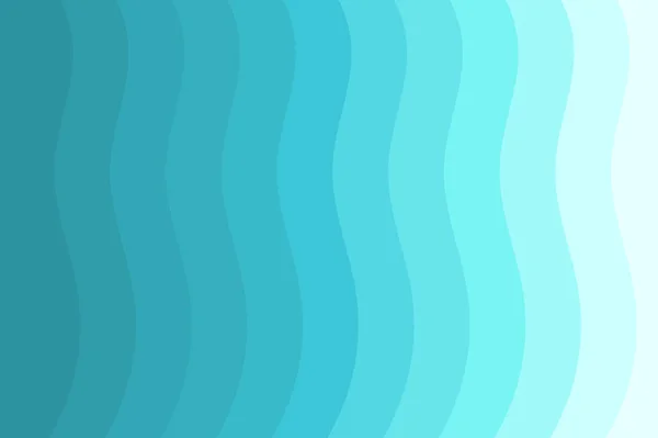 Meer Wellen Blaues Muster Farbe Abfallenden Hintergrund Vektorillustration — Stockvektor