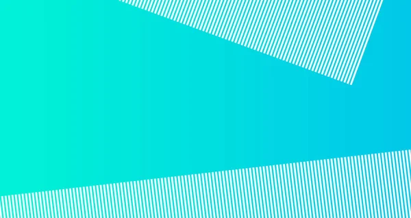 ターコイズブルーのグラデーションの抽象的なバナーの背景 ベクターイラスト — ストックベクタ