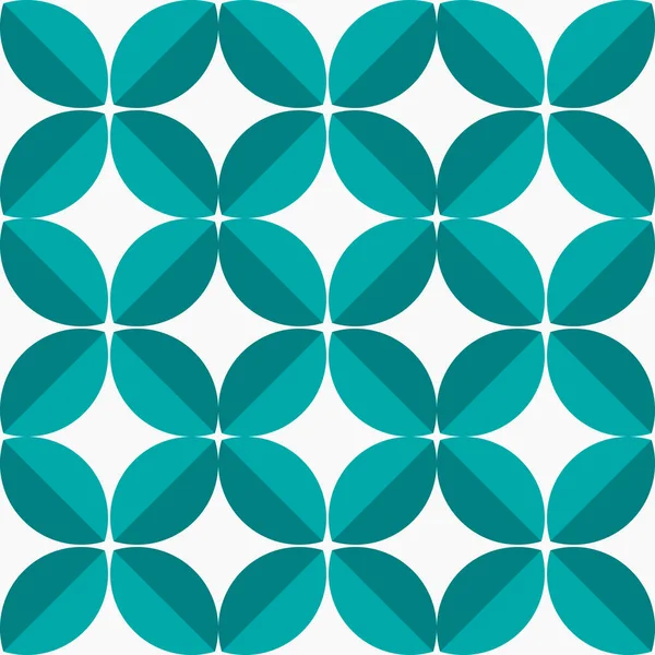 花タイル青古典的なパターン 幾何学的な抽象的な形状 ベクターイラスト — ストックベクタ