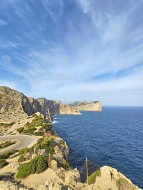 Mallorca Adası, İspanya 'daki Kaptan de Formentor..