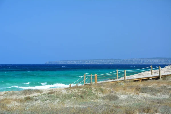 Isla Formentera Vistas Panorámicas Mar Balear — Foto de Stock