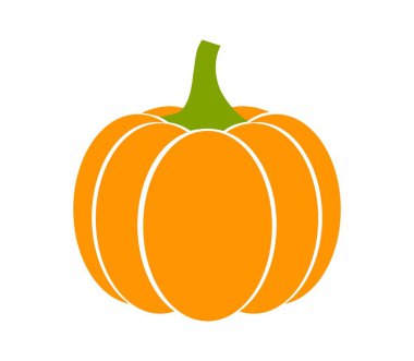 Kabak simgesi beyaz arka plan üzerinde izole. Vektör çizimi.