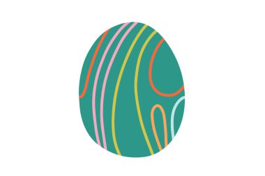 Düz Yapraklı ve Çiçekli Şirin Paskalya Yumurtaları Koleksiyonu