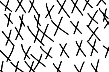 El yapımı çizgi dokuları. Karalamalar, yatay ve dalgalı vuruşlar. Yumurtadan çıkmanın farklı türleri