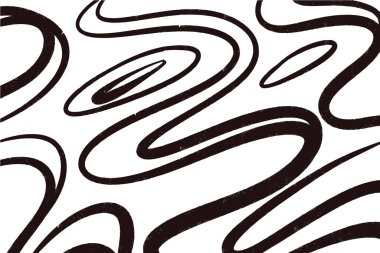 El yapımı çizgi dokuları. Karalamalar, yatay ve dalgalı vuruşlar. Yumurtadan çıkmanın farklı türleri