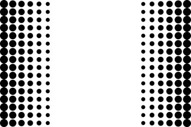 Siyah noktadan beyaz noktaya geometrik geçiş ile gradyan doku pankartı