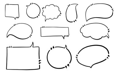 Metin kutusu boş konuşma baloncukları