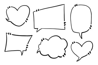 Metin kutusu boş konuşma baloncukları