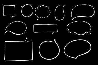 Metin kutusu boş konuşma baloncukları