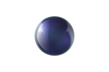 Vektör olarak kristal mermer küre. Oyun parlak küre