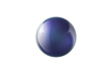 Vektör olarak kristal mermer küre. Oyun parlak küre
