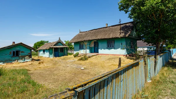 stock image Traditional Houses of the Latea Village in the Danube Delta in Romania