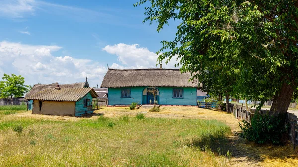 stock image Traditional Houses of the Latea Village in the Danube Delta in Romania