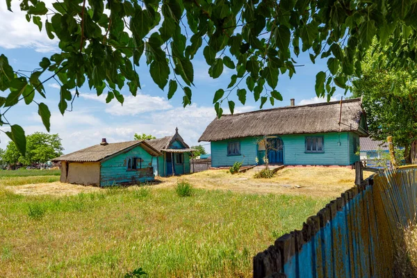 Tradycyjne Domy Wsi Latea Delcie Dunaju Rumunii — Zdjęcie stockowe