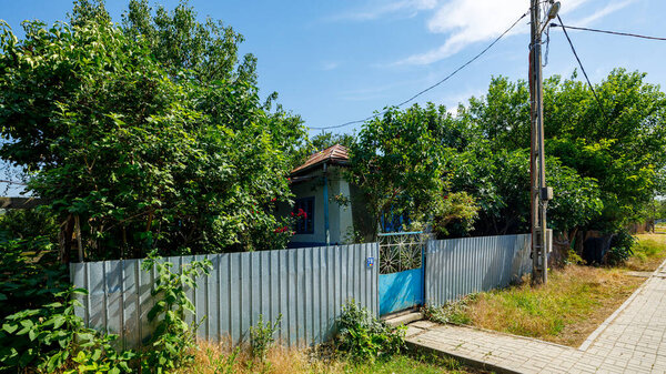 Традиционные деревянные дома Мила 23 в дельте Дуная Румыния