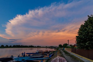 The harbor of Mila 23 in the Danube Delta in Romania