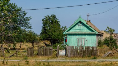 Balıkçılar Romanya 'daki Tuna Deltası' nda Mila 23 'te yaşıyor