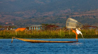 The fishermen of the Lake Inle in Myanmar