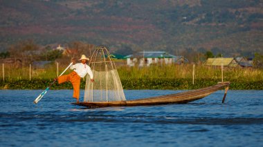 The fishermen of the Lake Inle in Myanmar