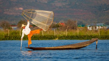The fishermen of the Lake Inle in Myanmar