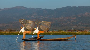The fishermen of the Lake Inle in Myanmar