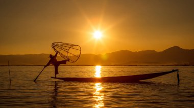 The fishermen of the Lake Inle in Myanmar