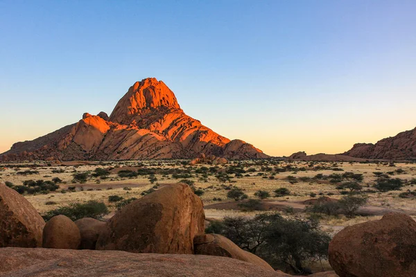Гора Шпицкоппе Намибии Стоковое Фото