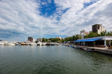 Romanya 'nın Karadeniz kıyısındaki Köstence Limanı, 24 Haziran 2022