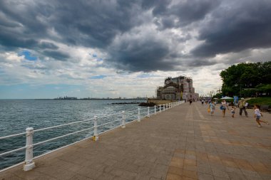 Romanya 'daki Karadeniz' de 24 Haziran 2022 'de inşa edilen Köstence Kumarhanesi