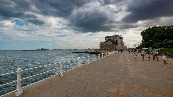 Kasino Constanta Sedang Dibangun Laut Hitam Rumania Juni 2022 — Stok Foto