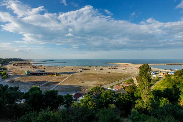 Pantai Constanta Laut Hitam Rumania — Stok Foto