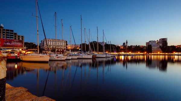 stock image The harbor of Constanta at the Black Sea in Romania, June 24, 2023