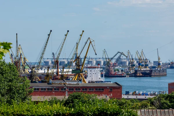 Der Hafen Von Constanta Schwarzen Meer Rumänien Juni 2023 — Stockfoto