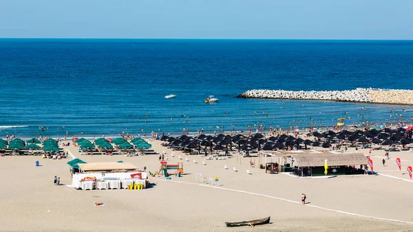 Пляж Константи Біля Чорного Моря Румунія Червня 2022 Року — стокове фото