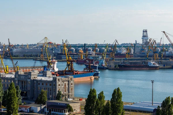 Romanya Nın Karadeniz Kıyısındaki Köstence Limanı Haziran 2023 — Stok fotoğraf