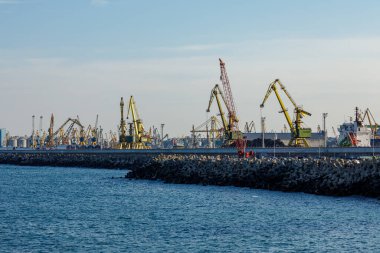 Romanya 'nın Karadeniz kıyısındaki Köstence Limanı, 24 Haziran 2023