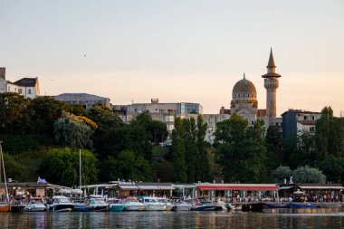 Romanya 'nın Karadeniz kıyısındaki Köstence Limanı, 24 Haziran 2023