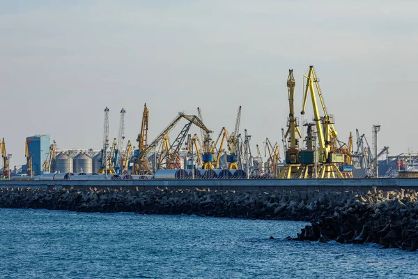 Haven Van Constanta Aan Zwarte Zee Roemenië Juni 2023 — Stockfoto