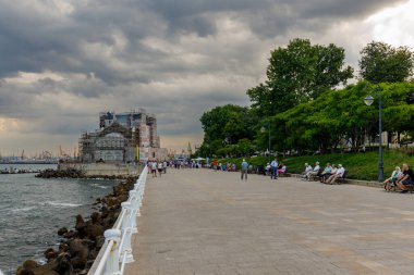 Romanya 'daki Karadeniz' de 24 Haziran 2022 'de inşa edilen Köstence Kumarhanesi