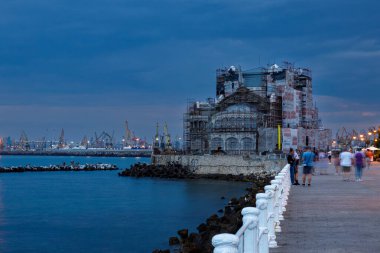 Romanya 'daki Karadeniz' de 24 Haziran 2022 'de inşa edilen Köstence Kumarhanesi