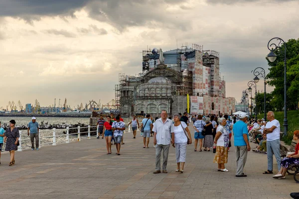 Казино Константа Побудоване Чорному Морі Румунії Червня 2022 Року — стокове фото