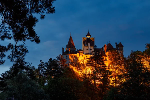 Zamek Otręby Drakuli Rumunii — Zdjęcie stockowe