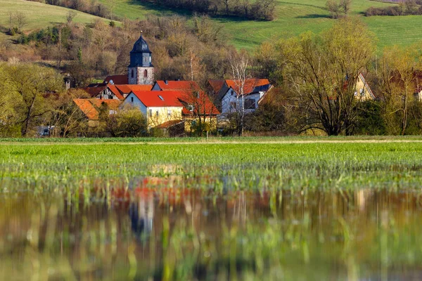 Die Kirche Von Lauchrden Thüringen — Stockfoto